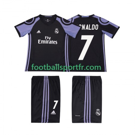 Tenue Real Madrid Cristiano Ronaldo 7 2016 2017 Retro Enfant Troisieme Maillot de Foot